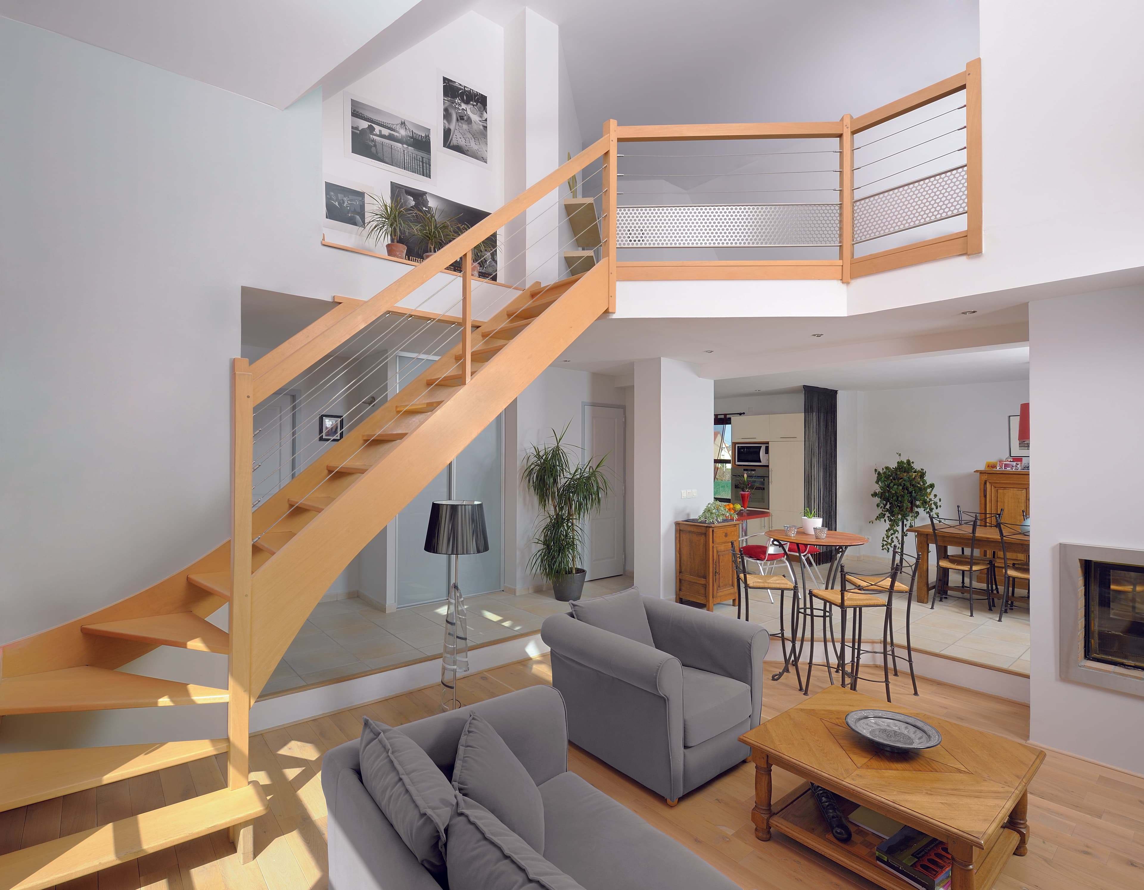 Escalier en bois
