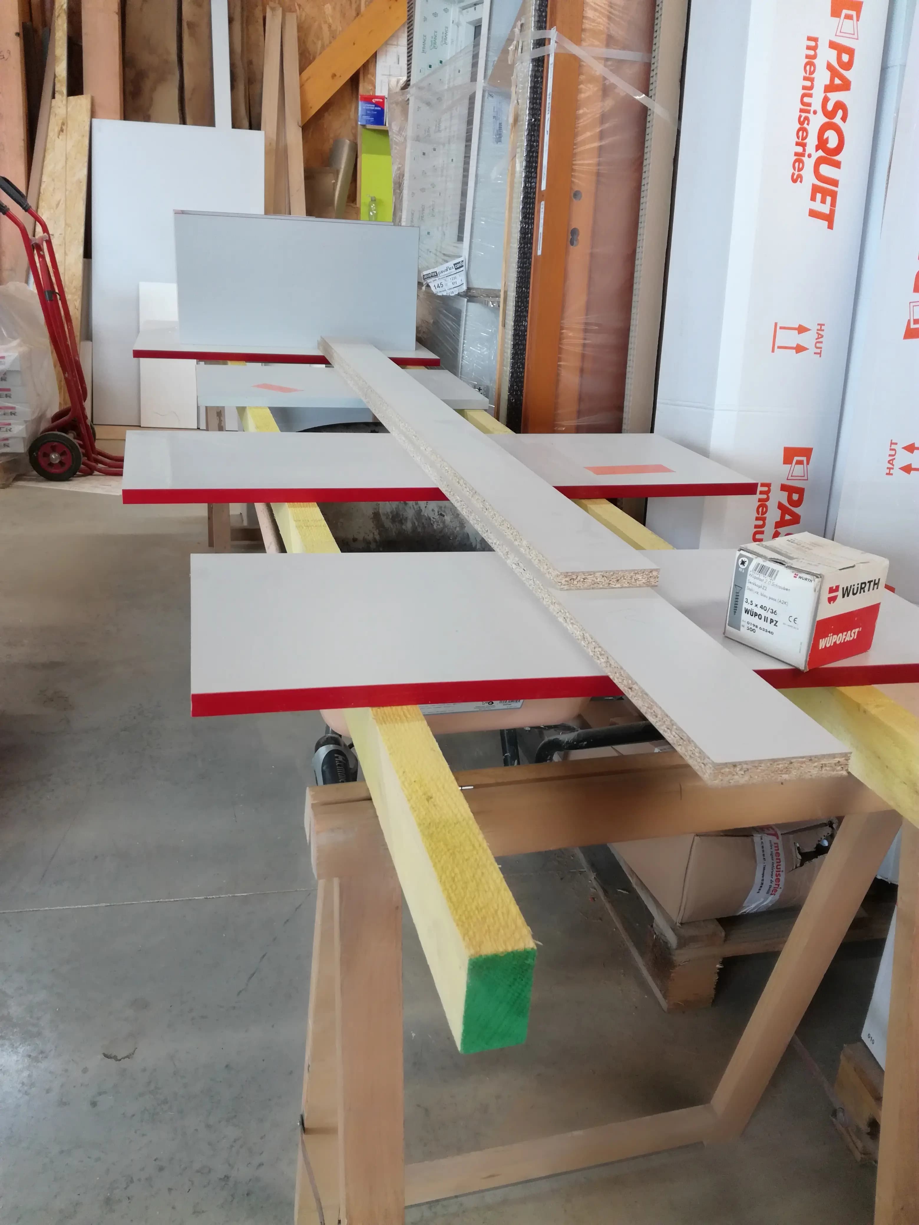 Préparation en atelier